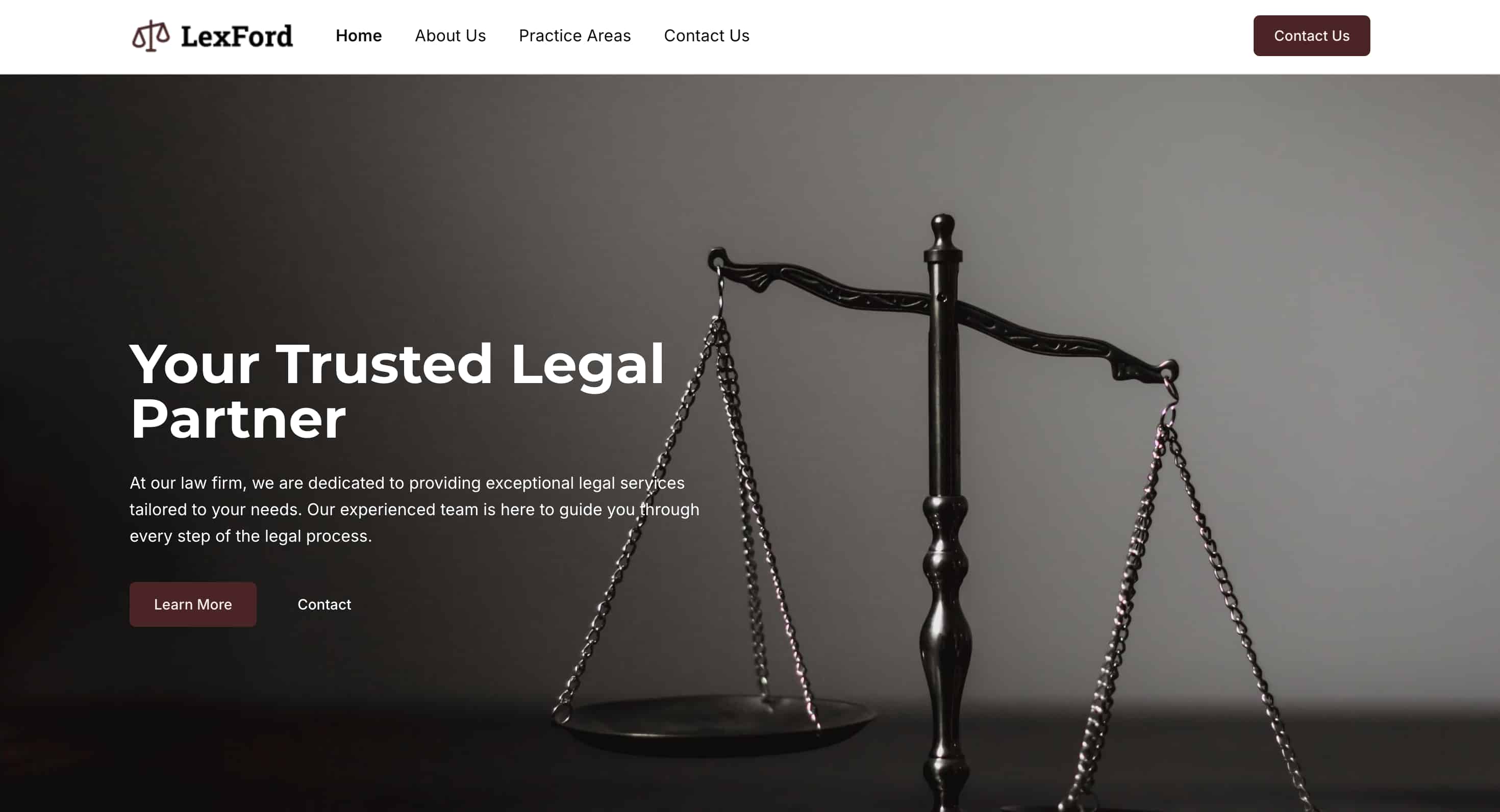 Lexford - Law firm website